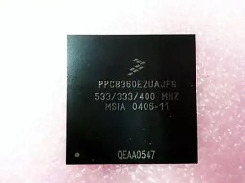 scale / Ppc8360Ezuajfg / Mpu Risc 32Bit 0.13Um 400Mhz 1.8V/2.5V/3.3V Bga-740