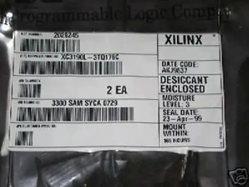 2 Pcs Xilinx 3190L-3Tq176C Fpga
