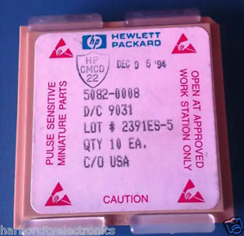 5082-0008 Hewlett Packard Die Wafer 2391Es-5 10/Units