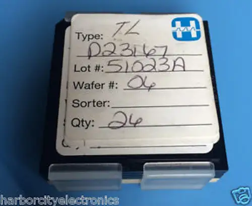 Tld23167 Harris Semiconductor Wafer Die Package D23167 26/Units