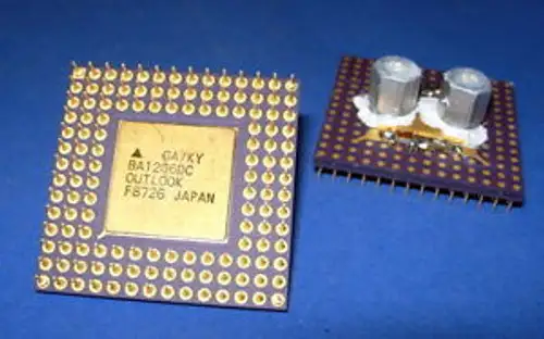 Cpu Ba1206Dc Ad Pga Gold Rare Vintage