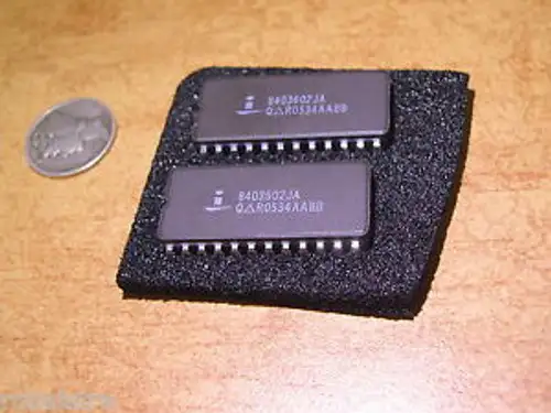 Qty-2 Intersil 8403602Ja Sram Async Sgl 5V 16Kbit 2Kx8 90Ns 24Cdip