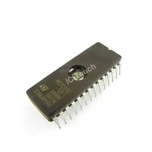 50Pcs M27C512-12F1 Eprom Ic M27C512 St Dip-28