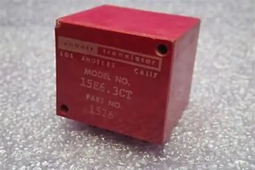 Abbott 15E6.3Ct Transformer Red Old Stock Nos Un