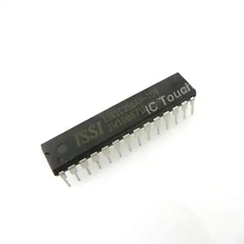 50pcs IS61C256AH-15N IC 32K x 8 HIGH-SPEED CMOS STATIC RAM ISSI IC PDIP-28