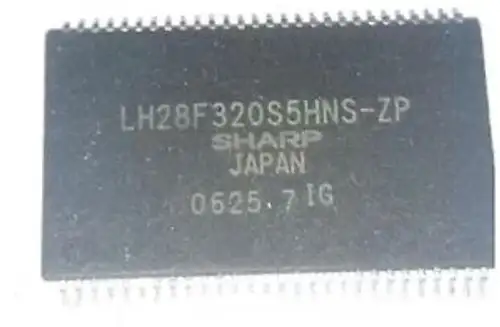 LH28F320S5HNS-ZP 2M BY 16 FLASH 5V PROM 100 ns PDSO56 SHARP 5 PER