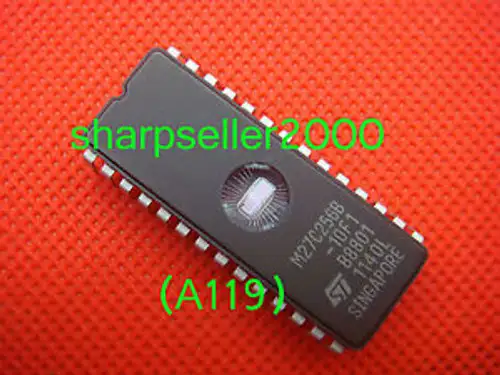 100pcs M27C256B-10F1 EPROM IC M27C256B ST DIP-32 AR