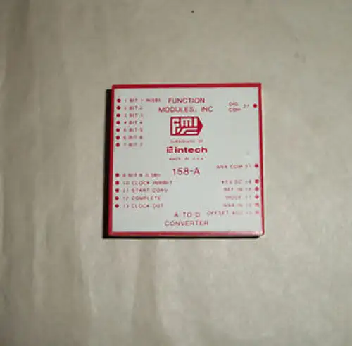 FMI Intech 158-A 8-Bit A to D Converter 27 Pin NOS