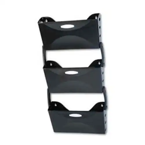 New Wall Files W/4 Connectors 16 Quotx3-7/8 Quotx28 Quot Legal 3/St Black