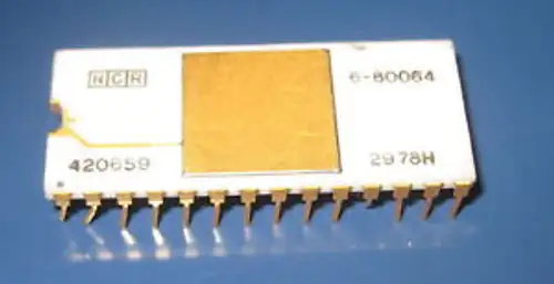 420659 2978H 6-80064 Ncr Gold Rare Vintage Nos