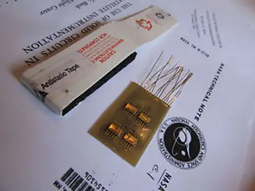 Nasa Sn510B Sn514B Flight Module Card First Ics Into Orbit Imp Texas Instruments