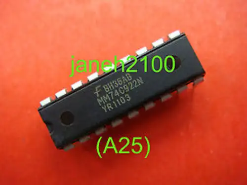 100Pcs Original Mm74C922N Mm74C922 16-Key Encoder Ic A25