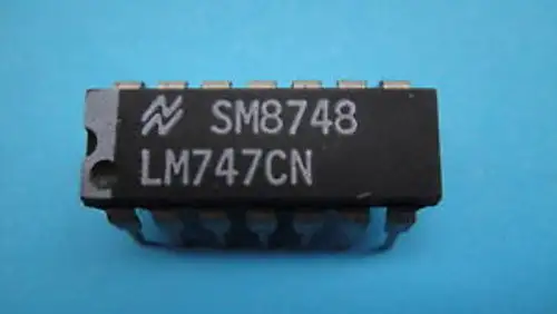 100x LM747CN / LM 747CN Dual Operational Amplifier IC