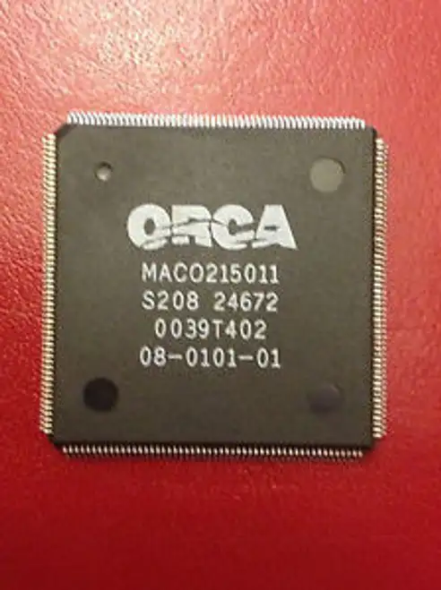 24 Orca MAC0215011S208 QFP ICs on Factory Tray