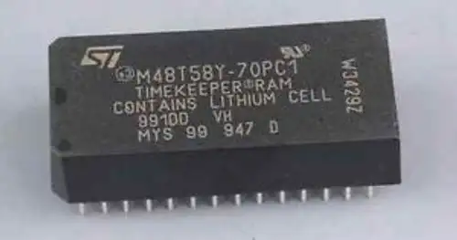 M48T58Y-70PC1 TIMEKEEPER 64K 8Kx8 70ns 28 PIN By STMicroelectronics 5 PER