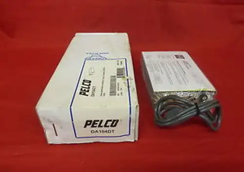PELCO DA104DT VIDEO DISTRIBUTION AMPLIFIER 1 INPUT 4 OUTPUTS2D1