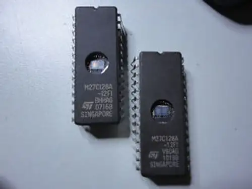 20 PER M27C128A-12F1 16K by 8 UVPROM 120 ns CDIP28 WINDOWED FRIT SEALED