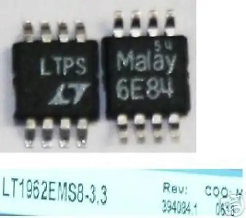 Qty-500: Integrated Circuit Ic Lt1962 Linear Technology Ldo Lt1962Ems8-3.3