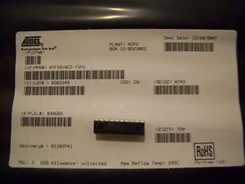 Atmel Atf16V8Cz-15Pu - Parts - Rohs - 500