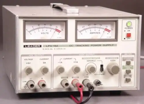 Leader Lps-152 3 Output Variable Regulated Circuit Prototype Lab Dc Power Supply
