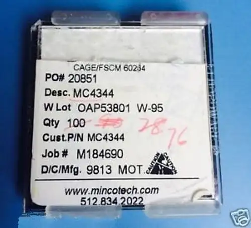 Mc4344 Mororola Ic Wafer Die Package 76/Units