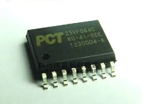 100Pcs Sst 25Vf064C Sst25Vf064C-80-4I-Sce Sop16 Ic Chip