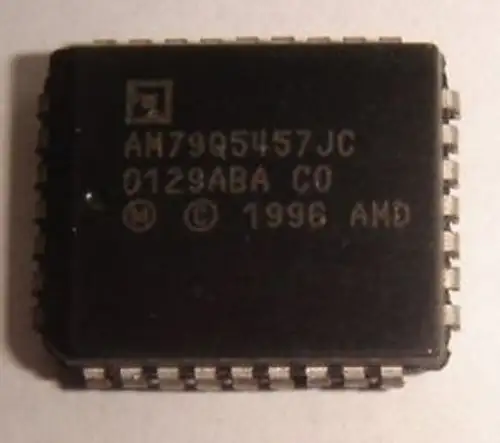 Am79Q5457Jc A/Mu-Law Pcm Codec Plastic Lcc-32