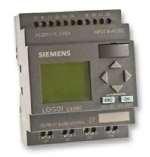 12P8229 Siemens 6Ed1 052-1Fb00-0Ba6 Logic Module Logo 230Rc 230Vac/Vdc 10A
