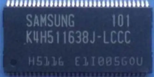 K4H511638J-Lccc 333/400. 256Mb. 64Mx4 Samsung