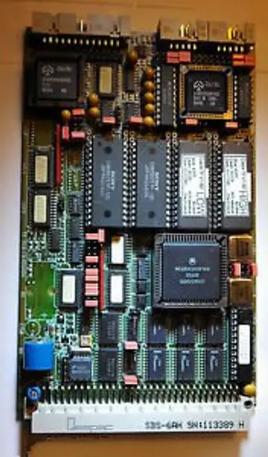 Eurocard System W/Gespac Sbs-6Ah Cpu Gesbus-4A Backplane Ps
