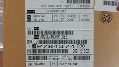 480 Pcs Amd Am29Lv160Mb-100Ei One Full - Original