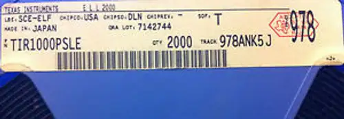 1000 Pcs Texas Instruments Tir1000Psle Sce-Elf Dln Ics