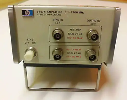 Hp Agilent 8447F Amplifier Hewlett Packard 0.1-1300 Mhz