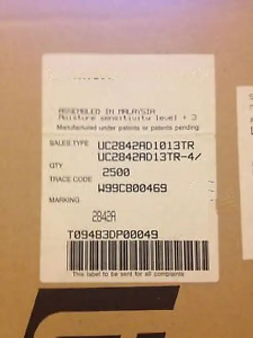 2500 ~ Stmicroelectronics Uc2842Ad Ic Reg Ctrlr Pwm Cm 14-Soic Reels