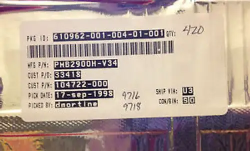 420 ~ Siemen Pmb2900H-V34 Factory Sealed Ics