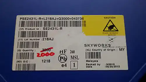 SE2431L-R Skyworks Solutions RF Front End 2000 Reel