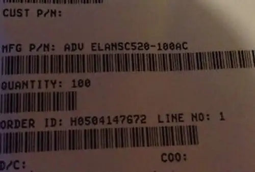 New Amd Elansc520-100Sc 100 Pieces Sealed. SMT IC LOT