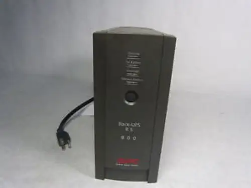 APC BR800BLK RS-800 BackUPS Back Up Battery 800VA 540W 115V In 115V Out WOW