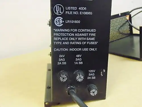 Executone power controls telephone power supply model 550005 (C17-2)