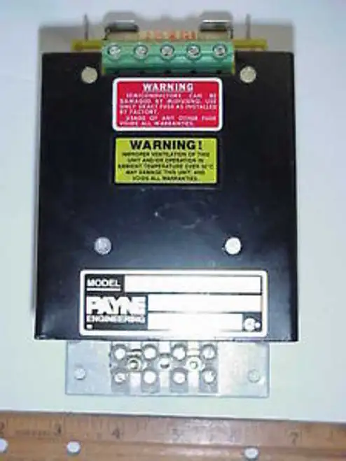 Payne 18D-1-20I Scr Single Phase Ac Power Control- 120 Vac Input-