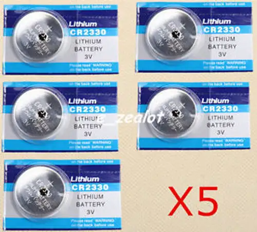 5Pcs Cr1025 Button Batteries 3V Li Battery