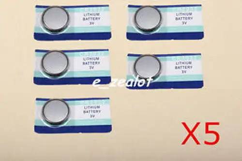 5Pcs Cr2032 Button Batteries 3V Perfect Li Battery Coin Battery Watch Battery