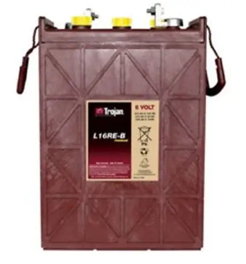 Battery Trojan L16Re-B 6V 370Ah L-16Re-B Wet Battery For Solar Each