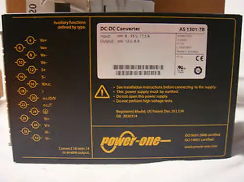 POWER ONE DC DC CONVERTER AS 1301-7R