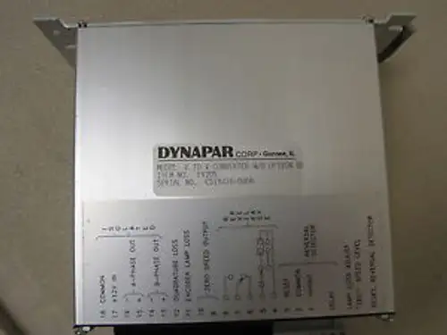 Dynapar Model F To V Converter Item #Fv205 Ser. #C518726-0004