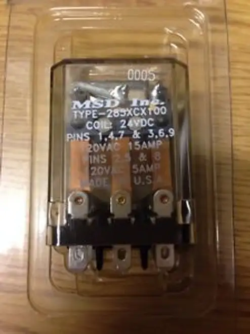 MSD Type-285XCX100 Coil 24VDC 285XCX100 W/2-3Days ping #1171X