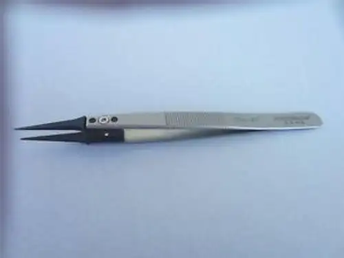 Excelta 179A-RT Copolymer Fine Replaceable Tip 5 Tweezer 4 Star