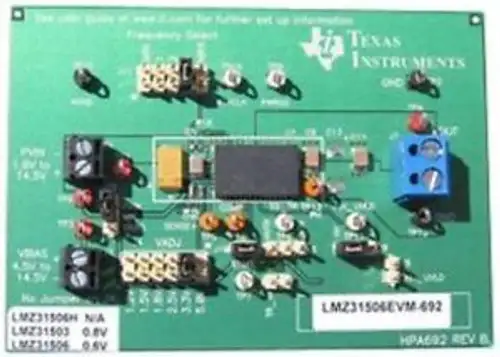 Texas Instruments Lmz31506Evm-692 Eval Module Lmz31506 Buck Converter