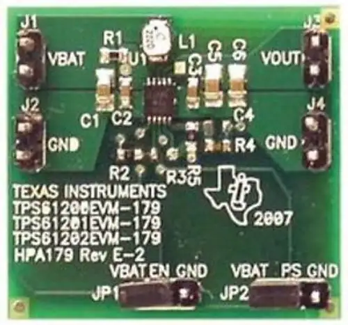 Texas Instruments Tps61200Evm-179 Tps61200 Boost Converter Evaluation Module
