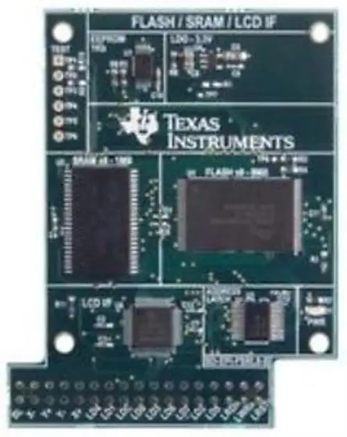 Texas Instruments Dk-Lm3S9B96-Fs8 Lm3S9B96 Flash Sram Memory Expansion Board